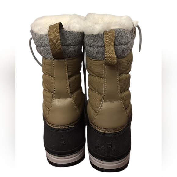 Quechua Women's Black and Tan Winter Boots - Picture 3 of 3